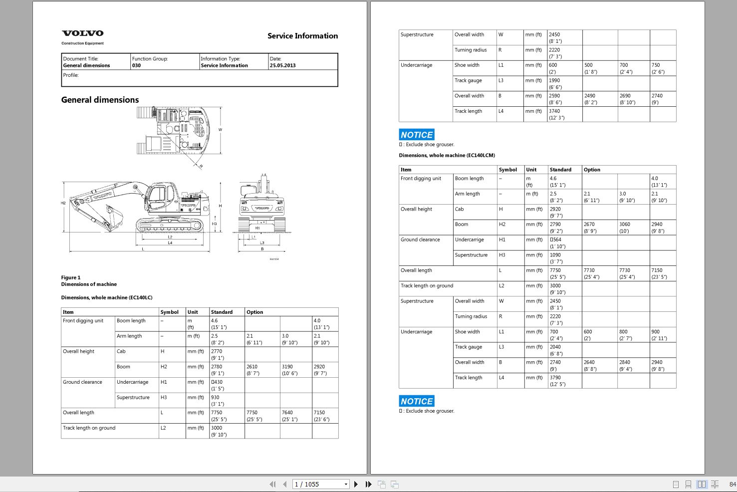 Volvo Excavator EC140LC Service Repair Manual 1