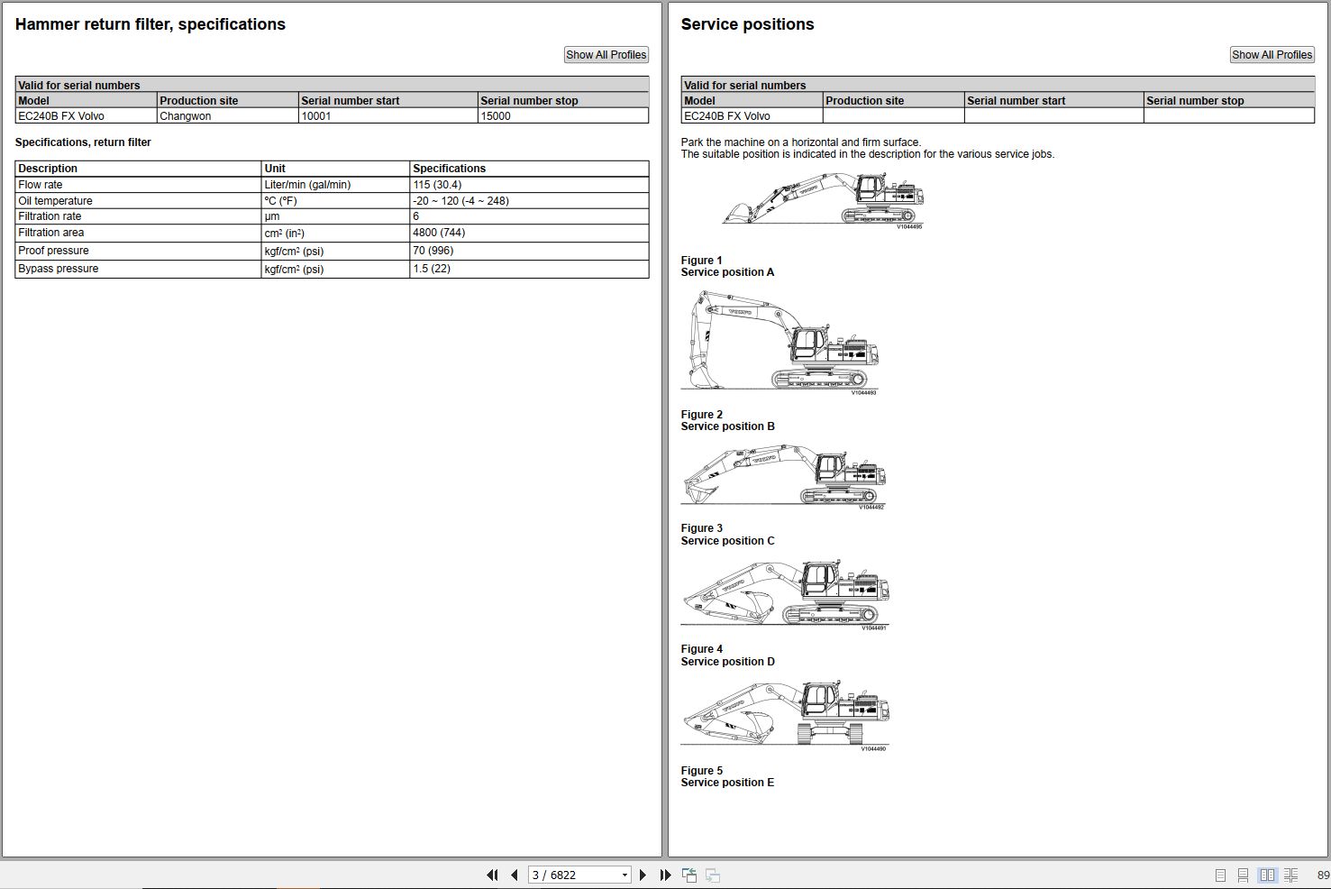 Volvo Excavator EC240B FX Service Repair Manual 1
