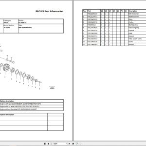 Volvo Excavator EC240B LC Parts Manual 1