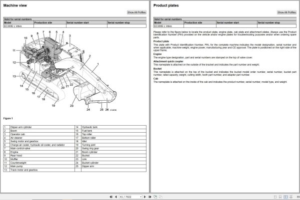 Volvo Excavator EC300E L Service Repair Manual 1