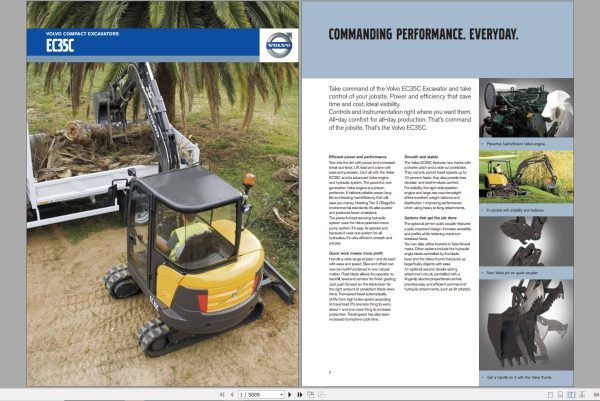 Volvo Excavator EC35C Service Repair Manual 1