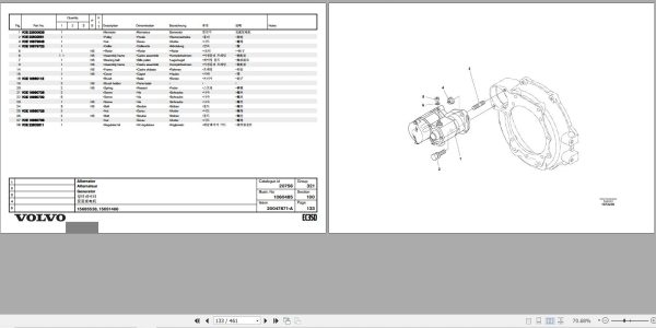 Volvo Excavator EC35D Parts Catalog 20047871 A 2