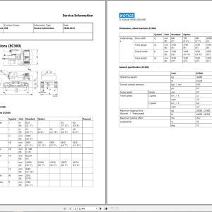 Volvo Excavator EC360L C Service Repair Manual 1