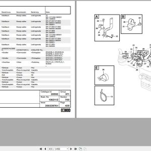 Volvo Excavator EC380D Parts Catalog 20023976 I 2
