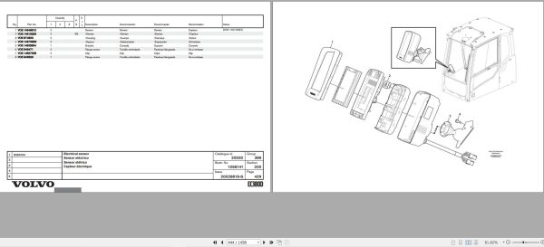 Volvo Excavator EC380D Parts Catalog 20028818 G 2