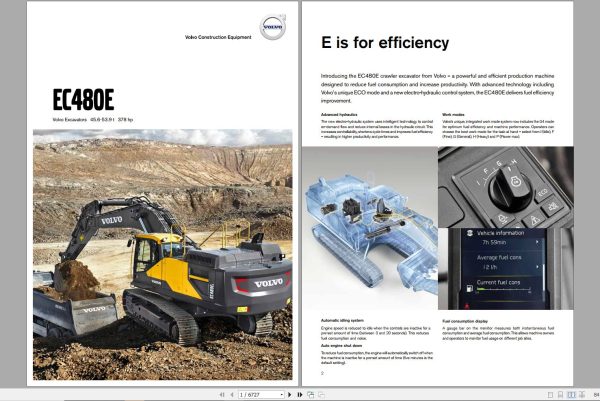 Volvo Excavator EC480E L Service Repair Manual 1