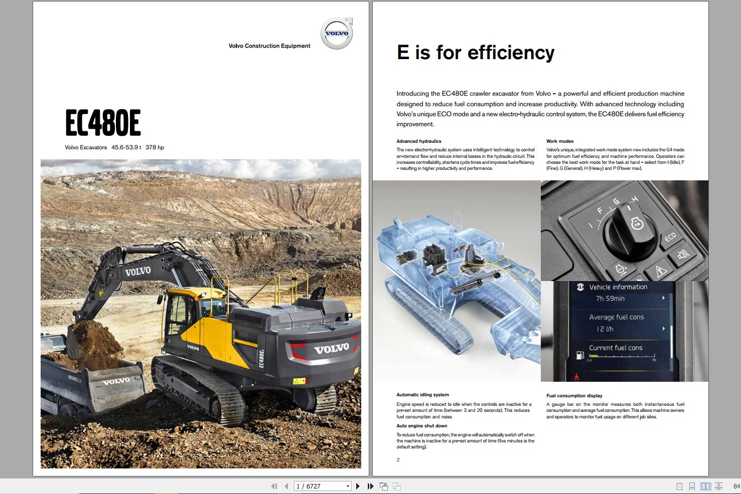 Volvo Excavator EC480E L Service Repair Manual 1