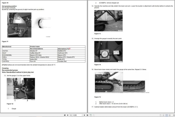 Volvo Excavator EC55 Service Repair Manual 1