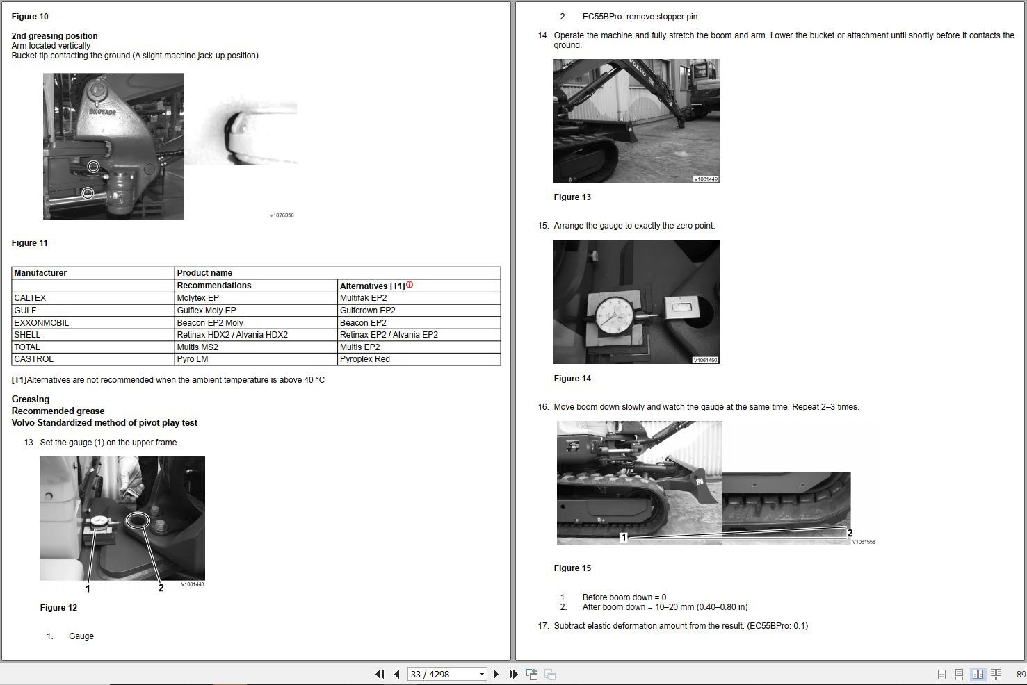 Volvo Excavator EC55 Service Repair Manual 1