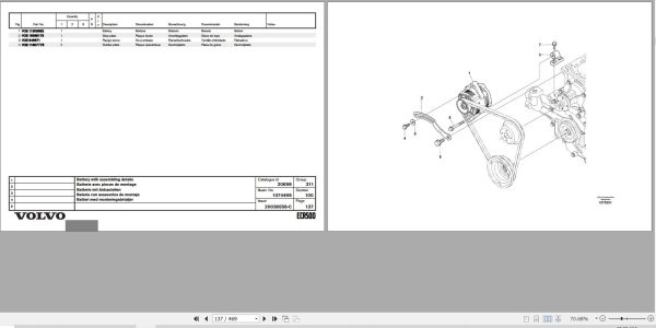 Volvo Excavator ECR50D Parts Catalog 20036558 C 2