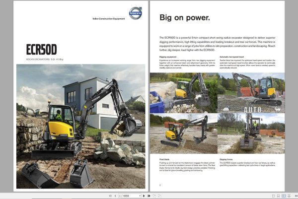 Volvo Excavator ECR50D Service Repair Manual 1