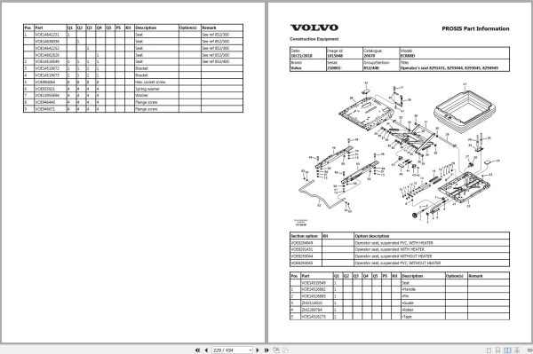 Volvo Excavator ECR88D Parts Manual 2