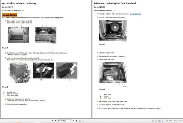 Volvo Excavator EW205D Service and Repair Manual 3