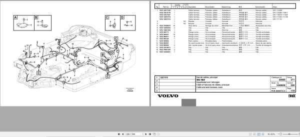 Volvo Excavator EW60C Parts Catalog PUB20008743 E 2