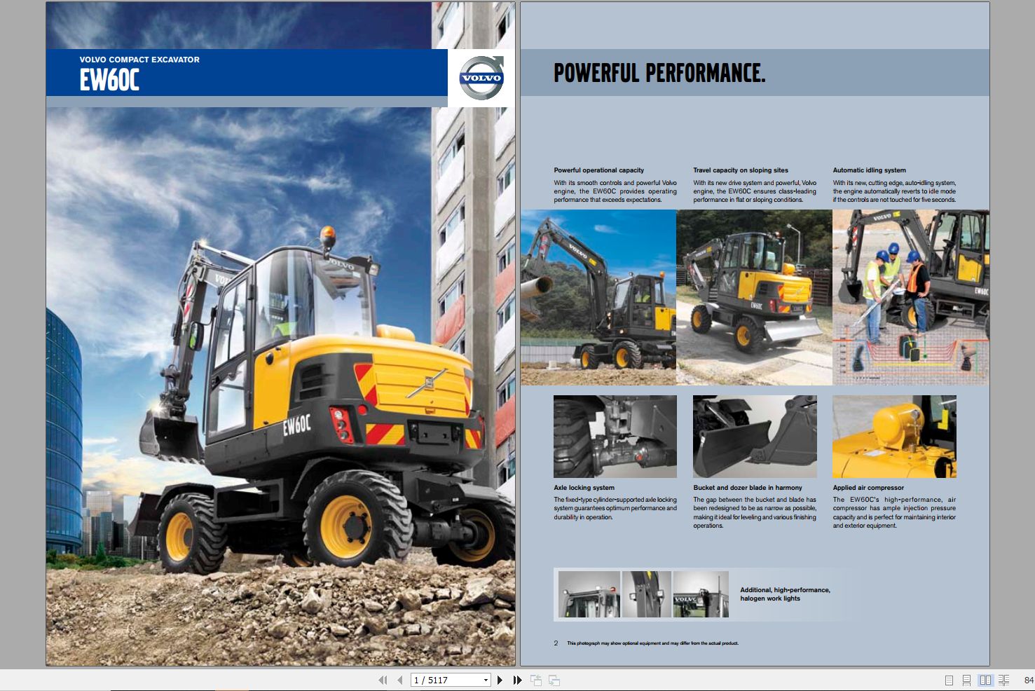 Volvo Excavator EW60C Service Repair Manual 1