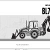 Volvo Loader BL70 Parts Catalog PUB20021462 A 1