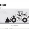 Volvo Loader L120F Parts Catalog 20009015 H 1