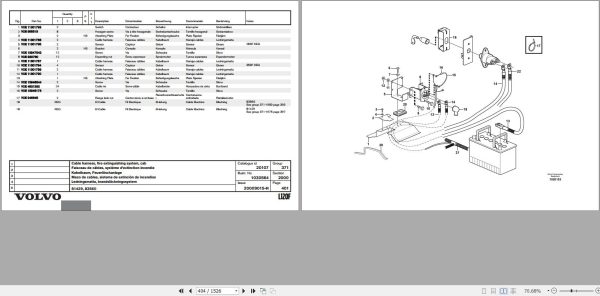 Volvo Loader L120F Parts Catalog 20009015 H 2
