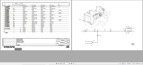 Volvo Loader L180H Parts Catalog 20039666 F 2