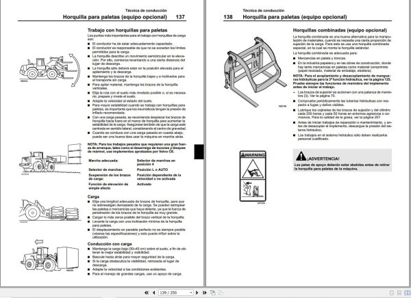 Volvo Loader L60F L70F L90F Instruction Manual VOE33B1002597 ES 2