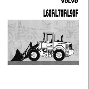 Volvo Loader L60F L70F L90F Operators Manual 1