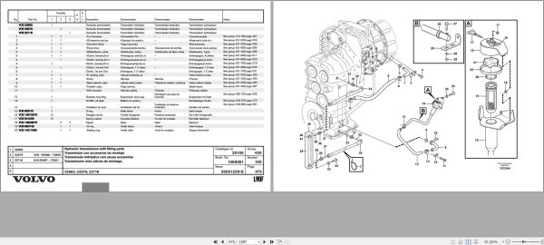 Volvo Loader L90F Parts Catalog 20021229 G 2