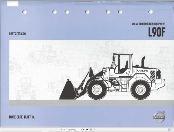 Volvo Loader L90F Parts Catalog VOE63B9920105 1