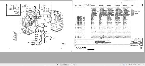 Volvo Loader L90F Parts Catalog VOE63B9920105 2