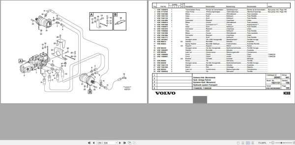 Volvo Loader MC80B Operators Manual VOE64C9920065 2