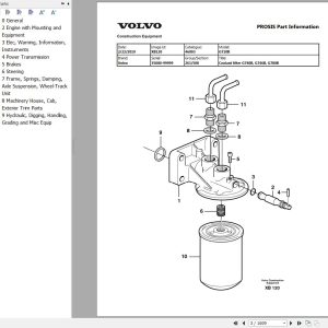 Volvo Motor Grader G710B Parts Catalog 1