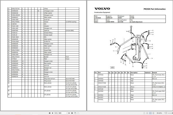 Volvo Motor Grader G726B Parts Catalog 2
