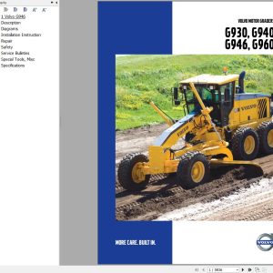 Volvo Motor Grader G946 Service and Repair Manual 1 1