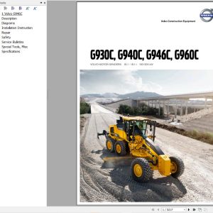 Volvo Motor Grader G946C Service and Repair Manual 1