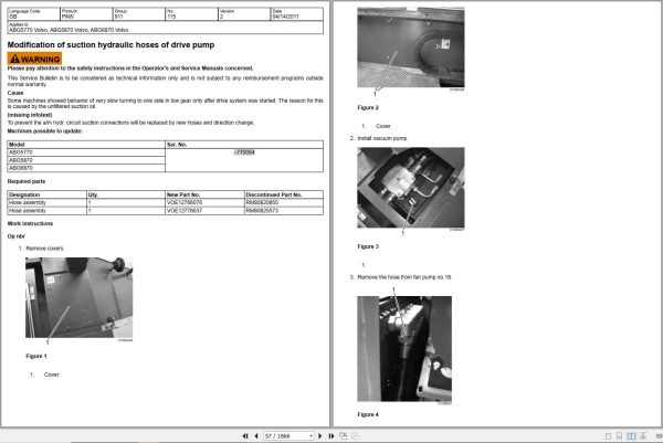 Volvo Pavers ABG6870 Service Repair Manual 1