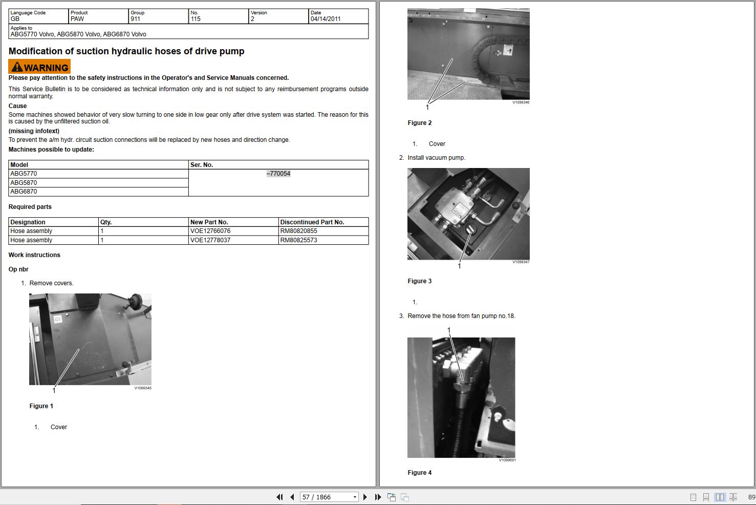 Volvo Pavers ABG6870 Service Repair Manual 1