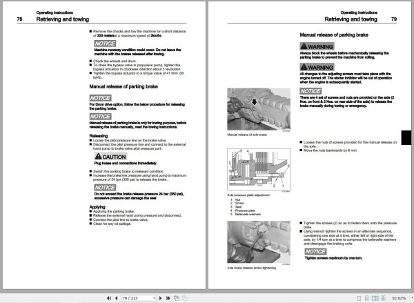 Volvo Roller SD110 Operators Manual 20026436 2
