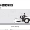 Volvo Roller SD130D SD130DX SD130F Parts Catalog 20048722 A 1