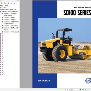 Volvo Single Drum Compactors SD100 Parts Catalog 1