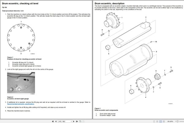 Volvo Single Drum Compactors SD122DX Service and Repair Manual 2