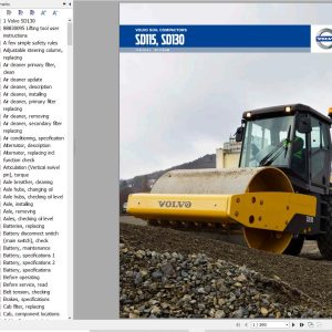 Volvo Single Drum Compactors SD130 Service and Repair Manual 1