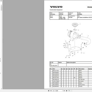 Volvo Single Drum Compactors SD200DX Parts and Service Repair Manual 1