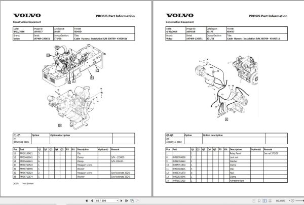 Volvo Single Drum Compactors SD45D Parts and Service Repair Manual 3