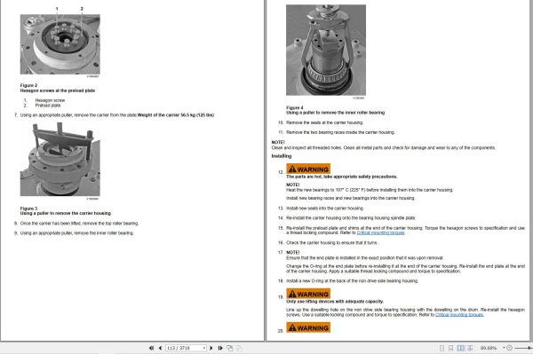 Volvo Single Drum Compactors SD70 Service and Repair Manual 3