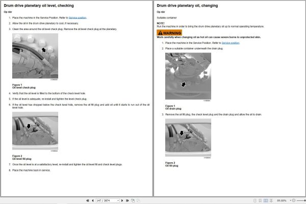 Volvo Single Drum Compactors SD77DX Service and Repair Manual 3