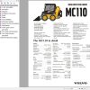 Volvo Skid Steer Loader MC110 Parts and Service Repair Manual 1