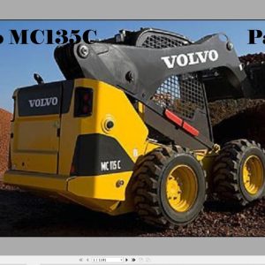 Volvo Skid Steer Loader MC135C Parts Catalog 1 1