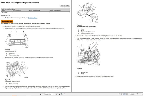 Volvo Skid Steer Loader MC70 Service and Repair Manual 2