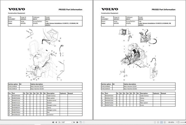 Volvo Soil Compactors SD25D Parts Manual 2