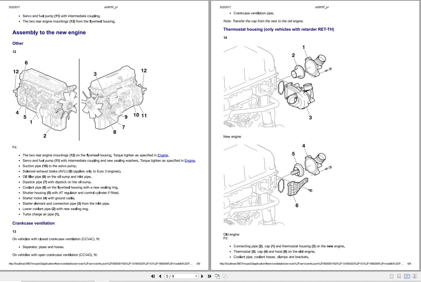 Volvo Truck FE6 Engine Repair Manual 1