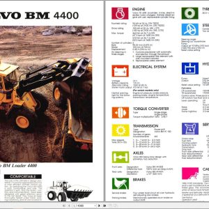 Volvo Wheel Loader BM 4400 Parts Manual 1